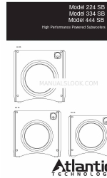 Atlantic Technology 334 SB Manual de instrucciones