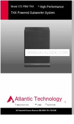 Atlantic Technology 372 PBM THX Manual de instrucciones