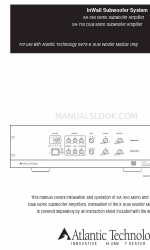 Atlantic Technology IWTS-8 SUB Manual de instrucciones