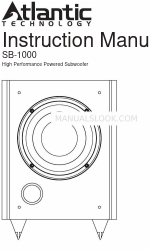 Atlantic Technology SB-1000 Instrukcja obsługi