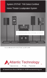 Atlantic Technology 274t SR Instrukcja obsługi