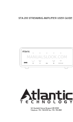 Atlantic Technology STA-200 Manuale d'uso