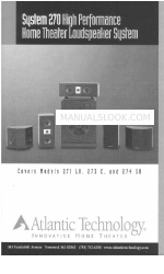 Atlantic Technology 271 LA Instruction Manual