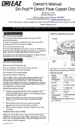 Dri-Eaz Dri-Pod F451 Руководство пользователя