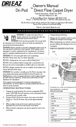 Dri-Eaz Dri-Pod F451-230V Руководство пользователя