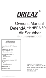 Dri-Eaz DefendAir HEPA 500 Owner's Manual