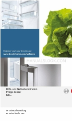 Bosch KSL Series Manual de instrucciones