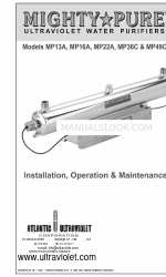 Atlantic Ultraviolet Mighty Pure MP36C Manual do Proprietário