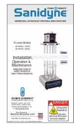 Atlantic Ultraviolet Sanidyne 40-0634C Instalación Funcionamiento y mantenimiento