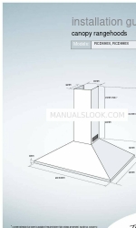 Electrolux RCD690S Manual de instalação