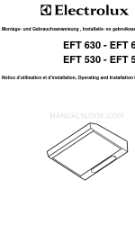 Electrolux U24211 EFT 530 Instruções de utilização e de instalação