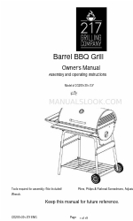 217 Grilling Company CG2001301-GY Owner's Manual