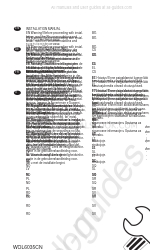 Electrolux WOL9035CN Installationshandbuch