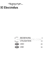 Electrolux WOSL90X Utilisation