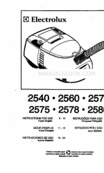 Electrolux 2560 Gebrauchsanweisung Handbuch