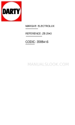 Electrolux 3588416 Manuel