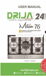 Drija MILAN 76 Manual do utilizador