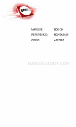 Bosch BGB 2 Series Manuel d'instruction