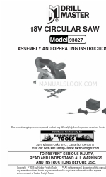 Drill Master 93827 Manual de instruções de montagem e funcionamento