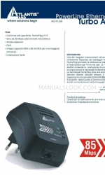 Atlantis Land PowerLine Ethernet Turbo A02-PL200 Hoja de especificaciones