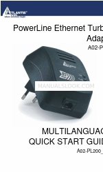 Atlantis Land PowerLine Ethernet Turbo A02-PL200 Manual de inicio rápido