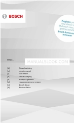 Bosch BGL3 series Instruction Manual
