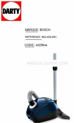 Bosch BGL4 Series Manuel d'utilisation