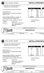 Atlas SD72WV Installation Instructions