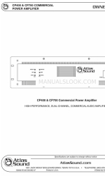 Atlas CP400 Kullanıcı El Kitabı