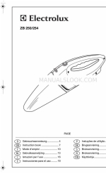 Electrolux ZB 254 Buku Instruksi