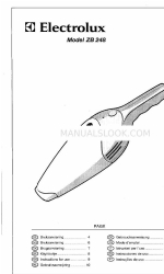 Electrolux ZB248 Instruções de utilização
