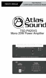 Atlas TSD-PA20VG Kullanıcı El Kitabı