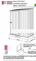 ABSCO SHEDS 15081SECO Инструкция по сборке Руководство