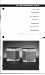 Bose 2001 Manual del usuario
