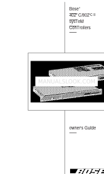 Bose 802 C II Gebruikershandleiding