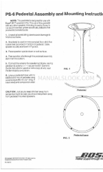 Bose 901 Montage- en assemblage-instructies