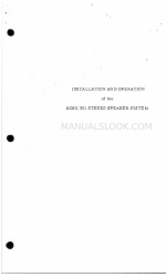Bose 901 Manuale di installazione e funzionamento