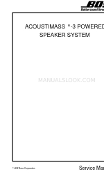 Bose Acoustimass 3 Series Manuel d'entretien