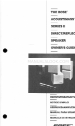 Bose Acoustimass-5 II Series Owner's Manual