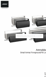 Bose ArenaMatch Utility AMU105 Посібник з монтажу