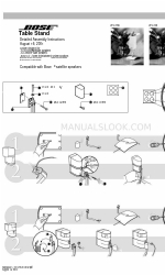 Bose Companion 3 Series II Gedetailleerde montage-instructies