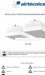 Airtecnics DIF-PUR Installation, Operation And Maintenance Manual