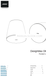 Bose DesignMax DM10P-SUB Installatiehandleiding