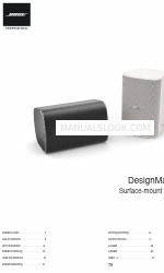 Bose DesignMax DM6SE Manuale di installazione