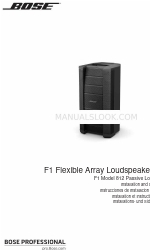 Bose F1 Model 812 Passive Manuale di installazione e sicurezza