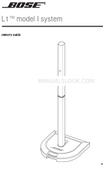 Bose L1 Model I Instrukcja obsługi