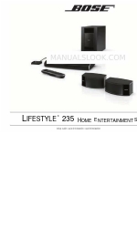 Bose Lifestyle 235 Manuale di configurazione