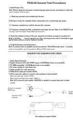 Bose Lifestyle PS28 Prosedur Uji