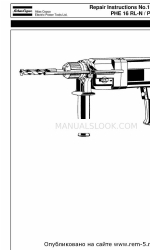Atlas Copco PHE 16 RL-N Instructies voor reparatie