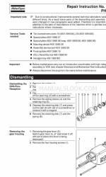 Atlas Copco PHE 26 RA Instructies voor reparatie